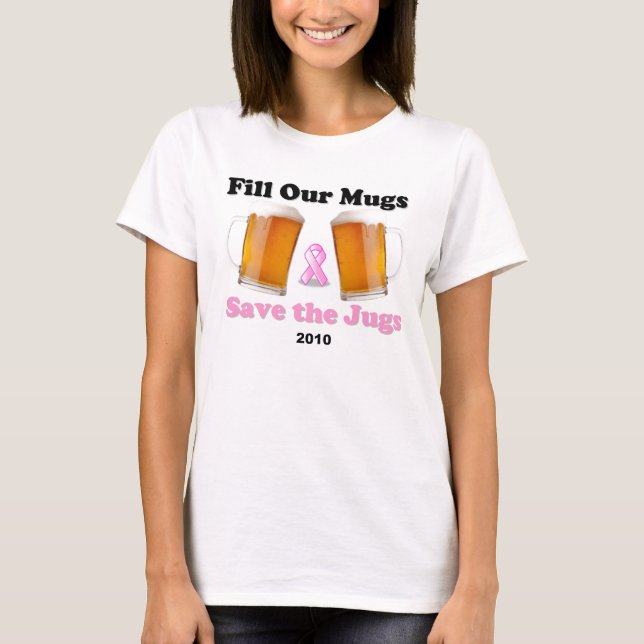 T-shirt savethejugs (Devant)
