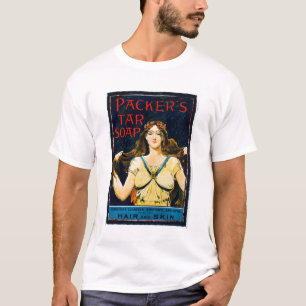 T-shirt "Savon du goudron de l'emballeur" publicité par