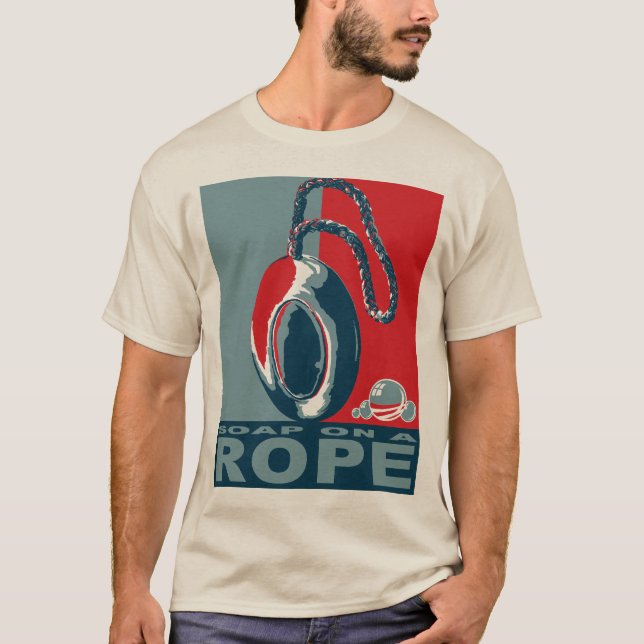 T-shirt Savon sur une corde (Devant)
