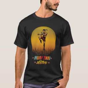 T-shirt Sawadee Thai traditionnel Sak Yant Thai Twin Tiger