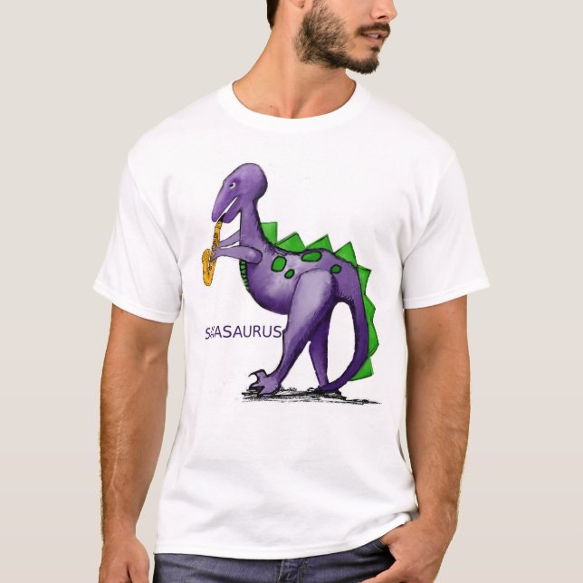 T-SHIRT SAXASAURUS (Devant)