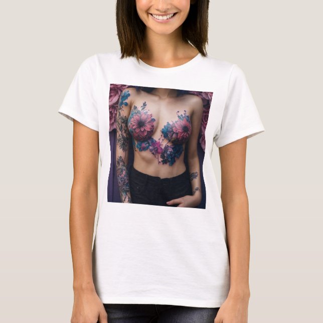 T-shirt "Saxi Girl Hot : Sizzling Music Vibe T-Shirt" (Devant)