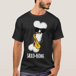 T-shirt Saxobone Funky Bone Music Instrument Pun 1
