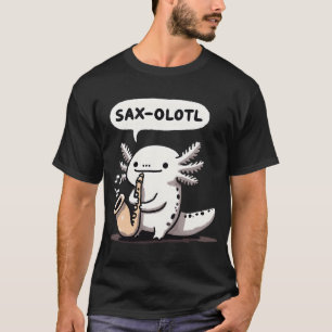 T-shirt Saxolotl saxophones
