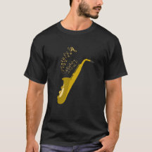 T-shirt saxophone