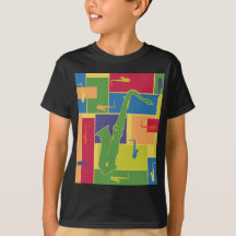 Saxophone Blocs de Couleur