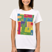 Saxophone Blocs de Couleur