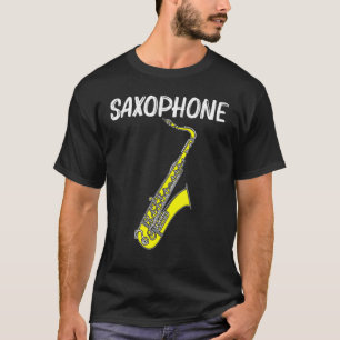 T-shirt Saxophone cool Pour Hommes Jazz Joueuse Marche