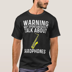 T-shirt Saxophone cool Pour Hommes Jazz Joueuse Marche