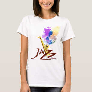 T-shirt Saxophone de jazz