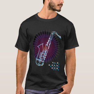 T-shirt Saxophone Illustration Cool Art moderne Saxophonis
