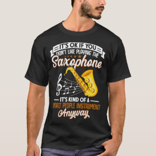 T-shirt Saxophone Lover Saxophone Lecteur Musicien Musicie