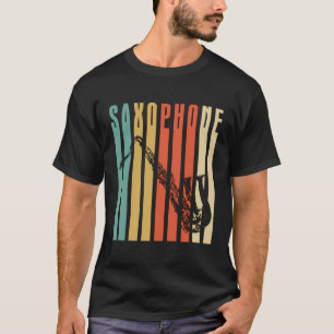 T-shirt Saxophone rétro