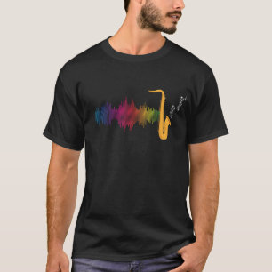 T-shirt Saxophoniste de jazz