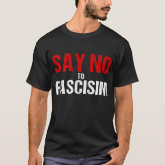 T-shirt Say Noo Fascism boy