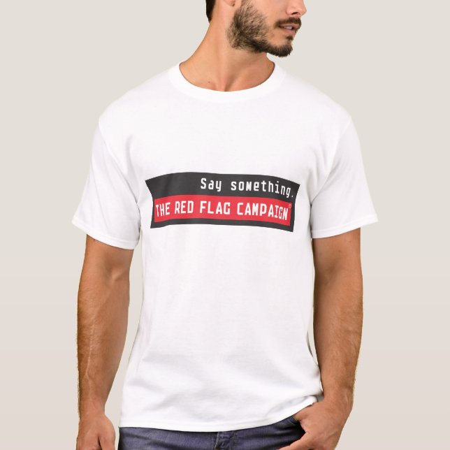 T-shirt-Say Something T-Shirt (Front)