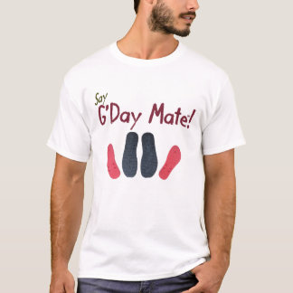 T-shirt sayGDayThongs