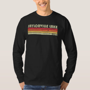 T-shirt Saylorville Lake Iowa Funny Pêche Camping Été