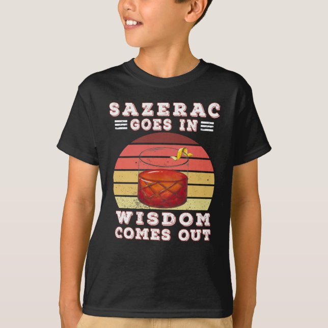 T-shirt Sazerac dit que la sagesse sort (Devant)