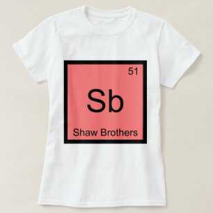 T-shirt Sb - Shaw Brothers Tee Symbole d'Élément de Chimie