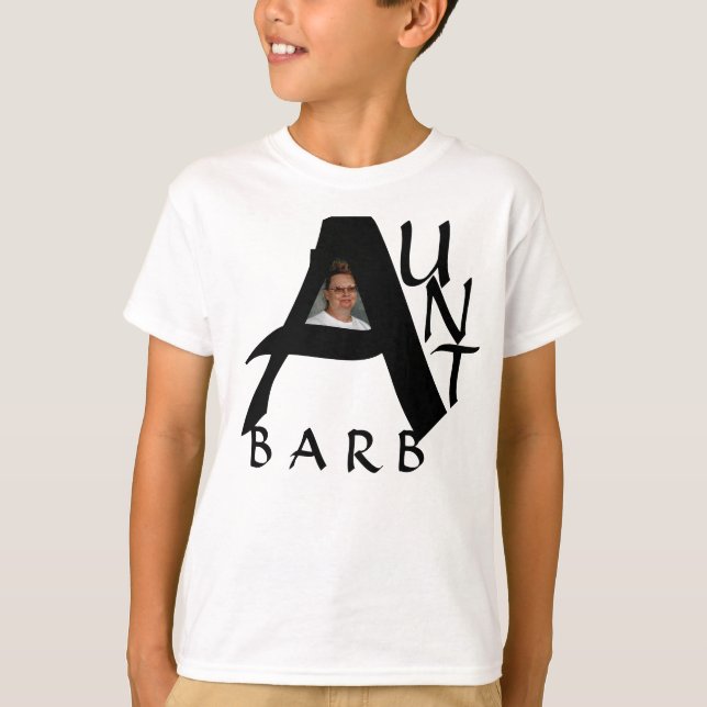 T-shirt scan0003, A, U, N, T, B A R B (Devant)
