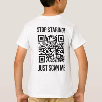 T-shirt Scan Me QR Code : Choisissez la gentillesse chaque