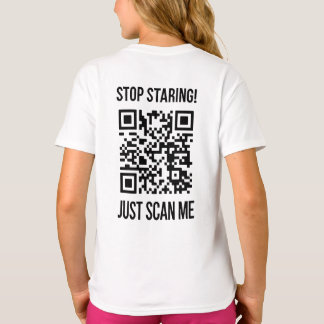 T-shirt Scan Me QR Code : Choisissez la gentillesse chaque