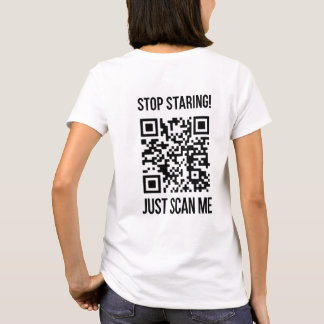 T-shirt Scan Me QR Code : Créez votre avenir