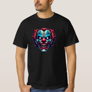 T-shirt Scandale Clown Face Ai Art