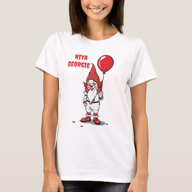 T-shirt Scandale Gnome Clown Hiya Georgie (Devant)