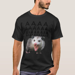 T-shirt Scandale Possum Aaaa Cute Opossum Dank Meme Men W
