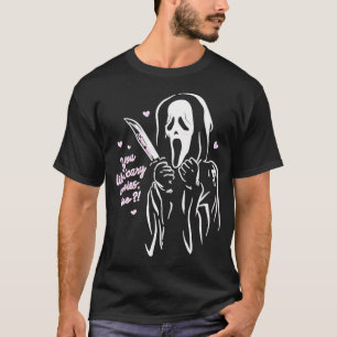 T-shirt Scander Ghostface Vous Aimez Scary Movies Too Boyf
