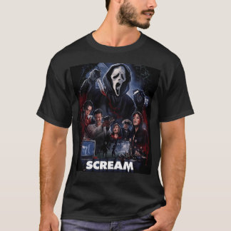 T-shirt Scander Horror Movie Affiche
