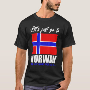 T-shirt Scandinavie Drapeau norvégien Pays nordique Norv