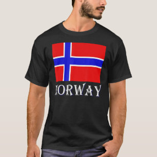 T-shirt Scandinavie Drapeau norvégien Pays nordique Norvèg