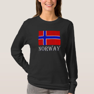 T-shirt Scandinavie Pays nordique Drapeau norvégien Norvèg