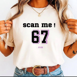 T-shirt Scannez-moi six 7 Meme (.2026) pour les cadeaux d'