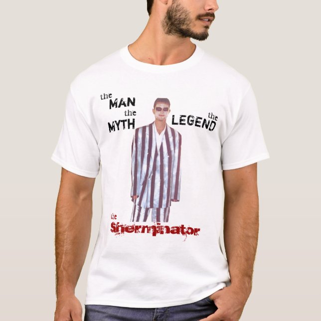 T-shirt scarabée, homme, mythe, Sherminator, LÉGENDE, Th… (Devant)