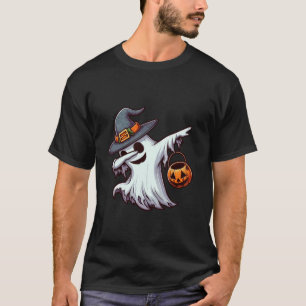 T-shirt Scare Éffrayant Dab Halloween Dabbing Fun Ghost Pu