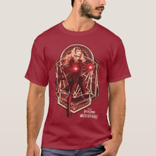 T-shirt Scarlet Witch Mystic Art Nouveau Graphisme