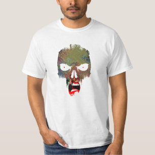 T-shirt Scary Halloween Malin Pirate Crâne Cri Costume de
