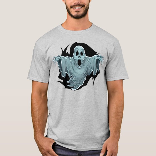 T-shirt Scary Haunting Ghost (Devant)