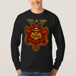 T-shirt Scary Samurai Citrouille fête Halloween