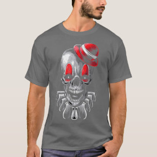 T-shirt Scary Skeleton Clown, Serial Killer Clown Hallowee