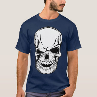 T-shirt Scary skull sticker