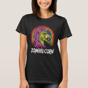 T-shirt Scary Zombiecorn Zombie Unicorn Halloween Costume