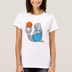 T-shirt Sceau à Basketball Sports