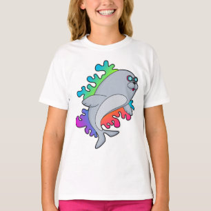 T-shirt Sceau avec lunettes
