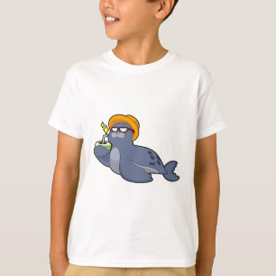 T-shirt Sceau avec noix de coco