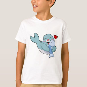 T-shirt Sceau avec poisson